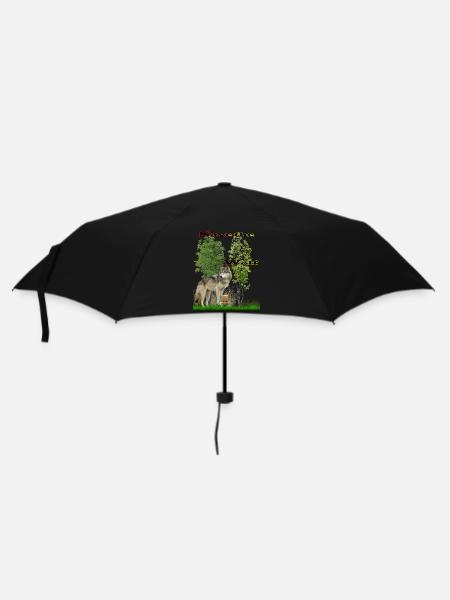 loup 2 - Parapluie standard - noir