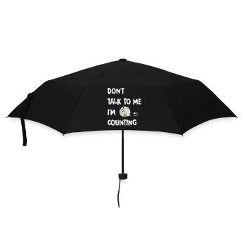 Crochet - Funny - Gift idea - Umbrella (small) - black - Front