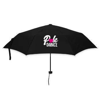 Pole Dance Shirt Pole Dance Liebe Geschenk T-Shirt - Regenschirm (klein) - Schwarz - Vorne