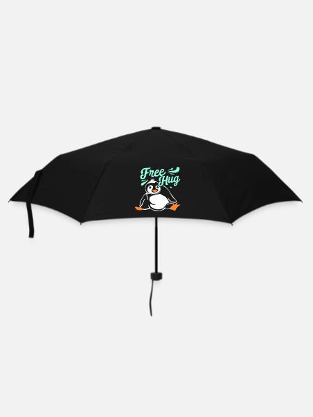 Hug Penguin - Umbrella (small) - black