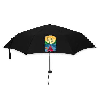 Kajak - Regenschirm (klein) - Schwarz - Vorne