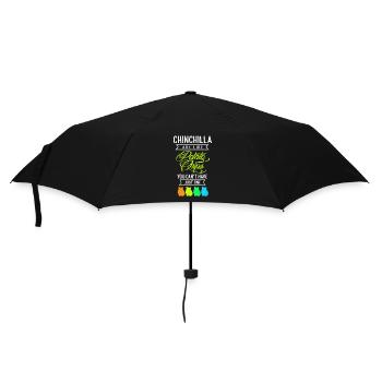 Chinchilla - Regenschirm (klein) - Schwarz - Vorne