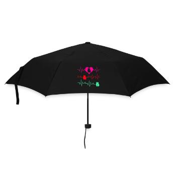 Chinchilla - Regenschirm (klein) - Schwarz - Vorne