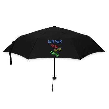 Loss mer fiere singe danze - Célébrer Danser - Parapluie standard - noir - Devant