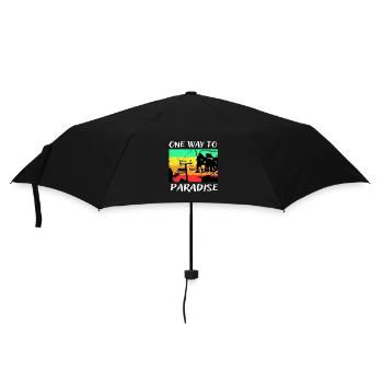 Snowboard - Regenschirm (klein) - Schwarz - Vorne