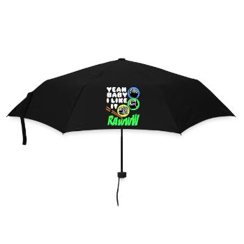 Sushi Go Rice Japan Tokyo Miso Nigiri Maki Udon - Umbrella (small) - black - Front