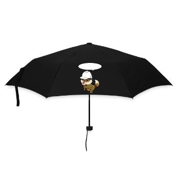 Ingeneur Wolf - Regenschirm (klein) - Schwarz - Vorne