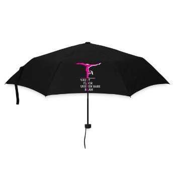 Gymnastik Handstand Turnen Kunstturnen Geschenk - Regenschirm (klein) - Schwarz - Vorne