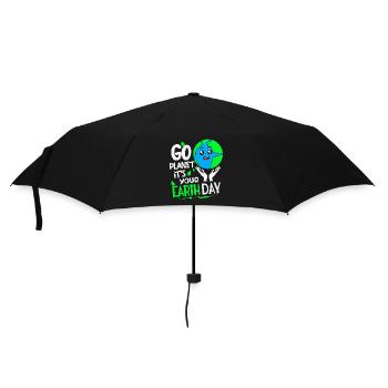 Jour de la Terre - Parapluie standard - noir - Devant