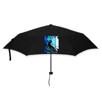 Kanu Kanusport Kayak Kajak Fahrer Wildwasser Ruder - Regenschirm (klein) - Schwarz - Vorne