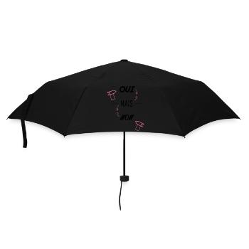 OUI MAIS NON - Parapluie standard - noir - Devant