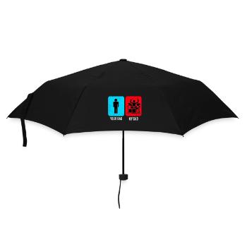 Batteries - Parapluie standard - noir - Devant