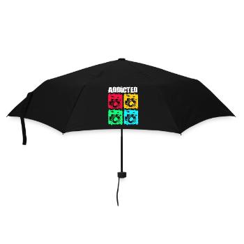 Batteur Batteur Drummer Musique Instrument Tambour Band - Parapluie standard - noir - Devant