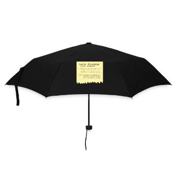 Beste Freundin Laura - Regenschirm (klein) - Schwarz - Vorne