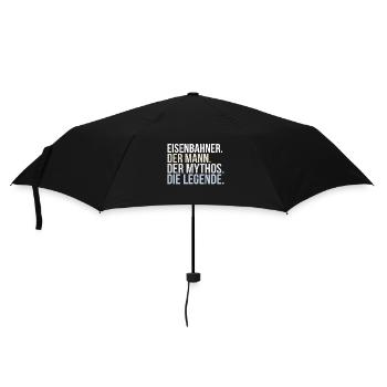Eisenbahner - Regenschirm (klein) - Schwarz - Vorne