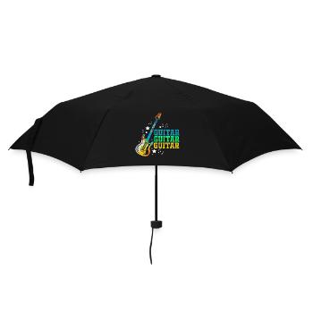 guitare - Parapluie standard - noir - Devant