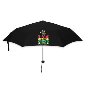 Frisbee - Regenschirm (klein) - Schwarz - Vorne