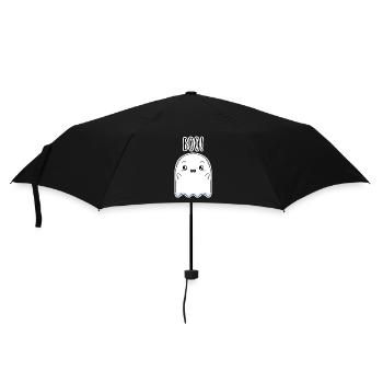 Halloween Geist - Regenschirm (klein) - Schwarz - Vorne