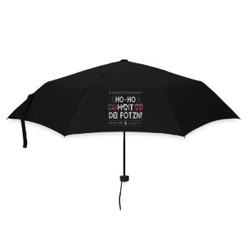 Ho Ho Hoit dei Ugly Sweater Gift X-Mas - Umbrella (small) - black - Front