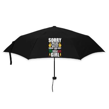 Italie petite amie femme couple italien - Parapluie standard - noir - Devant