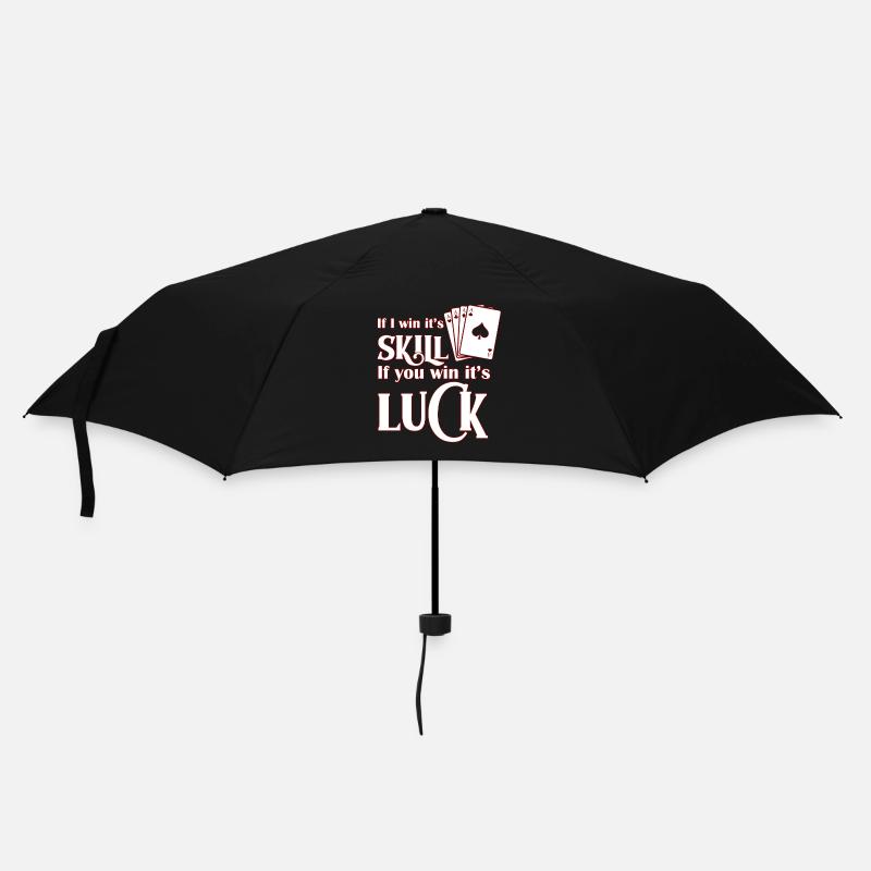 poker - Parapluie standard - noir