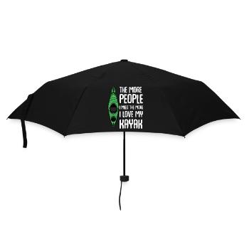 Mehr Kayak Liebe Als Worte - Regenschirm (klein) - Schwarz - Vorne