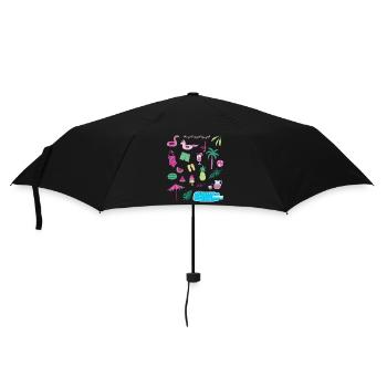 Pool Party - Regenschirm (klein) - Schwarz - Vorne