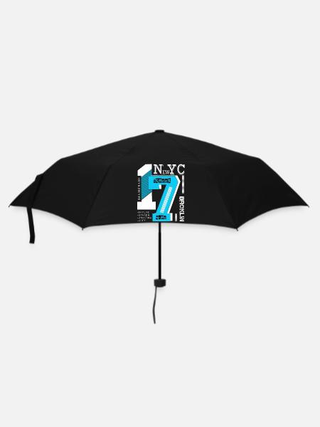 New York City - Regenschirm (klein) - Schwarz