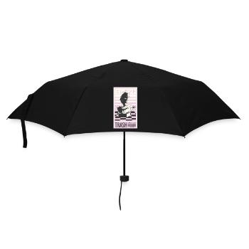 Poubelle design rétro des années 80 - Parapluie standard - noir - Devant
