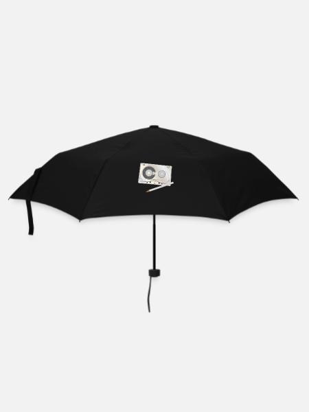 Cassette Tape Pencil Mixtape - Parapluie standard - noir