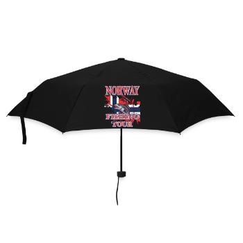 Norway Fishing Tour - Umbrella (small) - black - Front