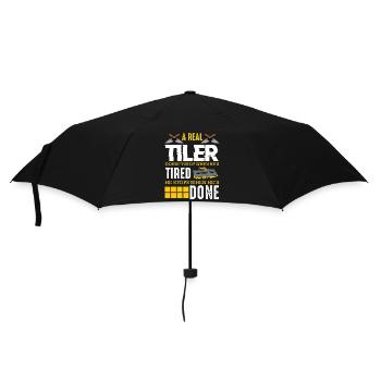Real tiler only stops when finished - Umbrella (small) - black - Front