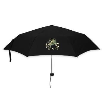 Klavier - Regenschirm (klein) - Schwarz - Vorne