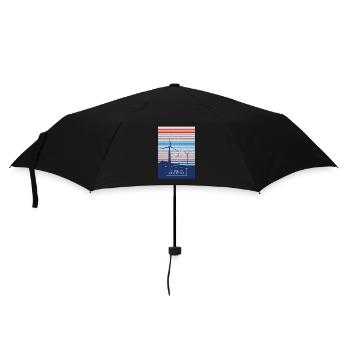Wind energy solution for a better future - Umbrella (small) - black - Front