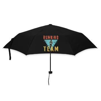 Graphique du Club de Sprint de l’équipe de course rétro - Parapluie standard - noir - Devant