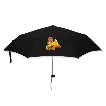 Tuba tuba player gift funny - Umbrella (small) - black - Front