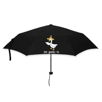 Me Goose-Ta Funny Mexican Spanish Goose Gift - Umbrella (small) - black - Front