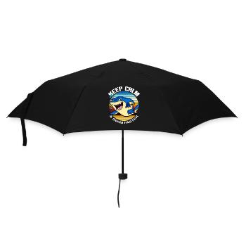 shark - Umbrella (small) - black - Front
