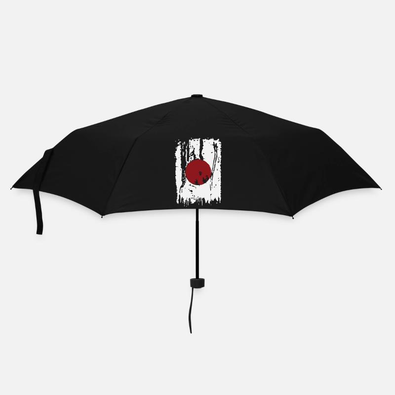 cool japanese flag - Umbrella (small) - black