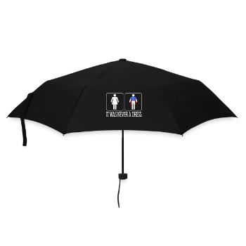 It Was Never A Dress Superhero Girl Power - Umbrella (small) - black - Front