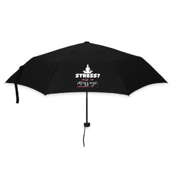 Stress Massage Time Out - Umbrella (small) - black - Front