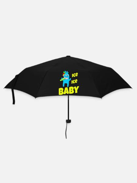 Eis Eis Baby - Regenschirm (klein) - Schwarz