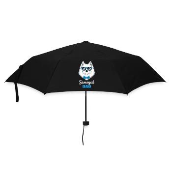 Cool Samoyed Dad Dog Gift - Umbrella (small) - black - Front