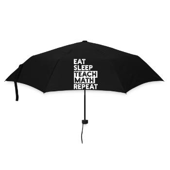 Math Teacher Mathematics - Umbrella (small) - black - Front
