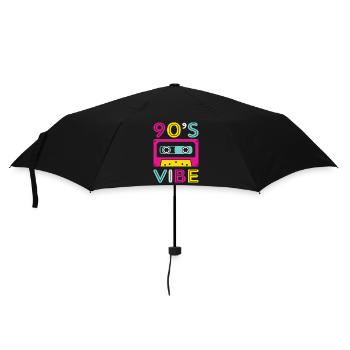 90s 90s fashion 90s music 90s party - Umbrella (small) - black - Front