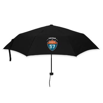 Vintage Made In 57 Sport 1957 Cadeau anniversaire - Parapluie standard - noir - Devant