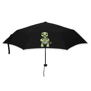 tortue - Parapluie standard - noir - Devant