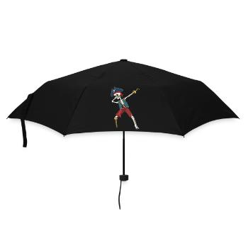 Dabbing pirat squelette Dab pirates pirates - Parapluie standard - noir - Devant