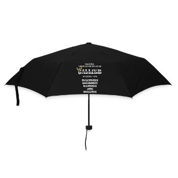 Gallier Machtnix Kannnix Willnix Weissnix Tutnix - Regenschirm (klein) - Schwarz - Vorne