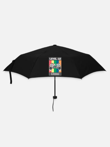 40.Geburtstag 40 jahre 40.Geburtstag Mann 40 - Regenschirm (klein) - Schwarz